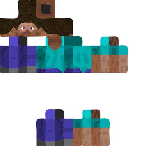 Depixilized Steve Skin Minecraft by minevore on DeviantArt