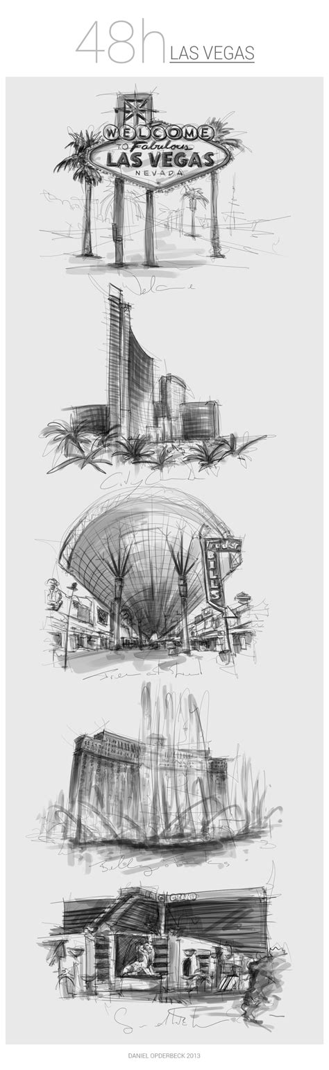 Sketch Las Vegas at PaintingValley.com | Explore collection of Sketch Las Vegas