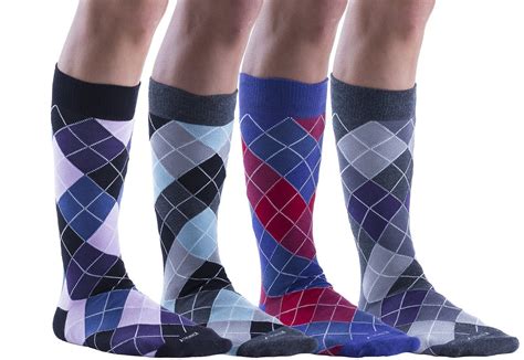 Kingly Socks - Kingly Big and Tall Large Fashion Dress Socks for Men, King Size (4 Pack, Argyles ...