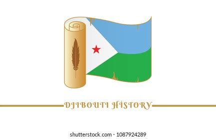 Djibouti Flag Djibouti History Stock Vector (Royalty Free) 1087924289 ...