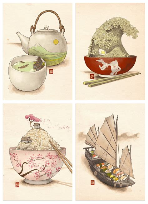 l3tsgo: “The Fine Art of Japanese Cuisine by Sheharzad-Arshad ” | Food ...