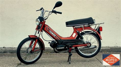 1991 Red-Orange Tomos Bullet A3 (SOLD) – Detroit Moped Works