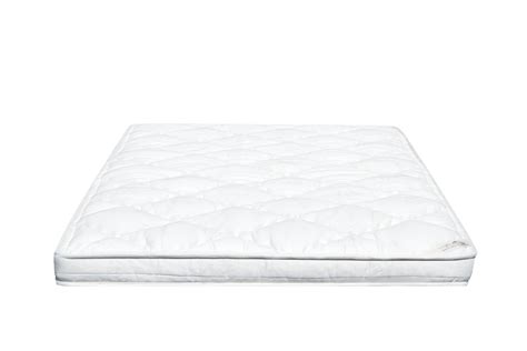 Organic latex mattress topper with quilted cotton and wool cover