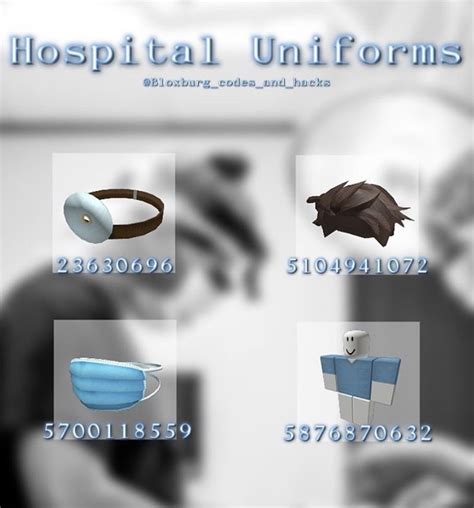 Hospital Decal Codes Bloxburg