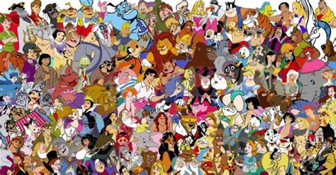 Find the name of these 28 Disney character | Disney collage, Cute disney characters, Disney ...