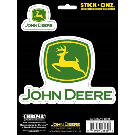 Chroma John Deere Stick Onz Decal - 8669 | Blain's Farm & Fleet