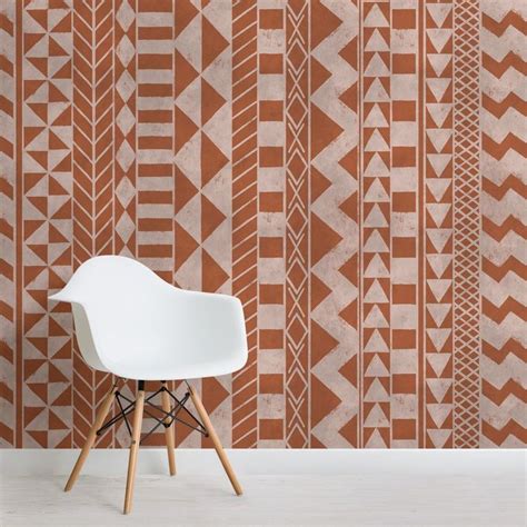 African Tribal Wallpaper | Unique Pattern for Walls | MuralsWallpaper in 2020 | Tribal wallpaper ...