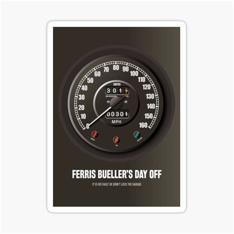 "Ferris Bueller’s Day Off - Alternative Movie Poster" Sticker for Sale ...