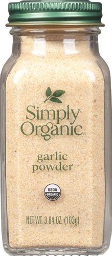 Simply Organic Garlic Powder -- 3.64 oz - Vitacost