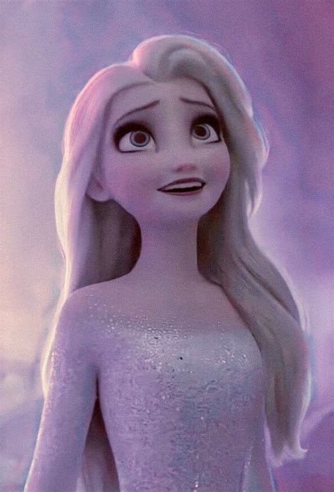 Images with Elsa in her new "Snow Queen" look with her hair down, from ...