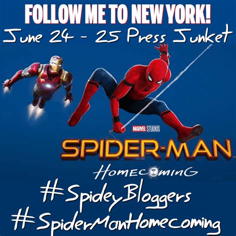 Spider-Man Homecoming Press Junket New York! #SpideyBloggers #SpiderManHomecoming - Enza's Bargains