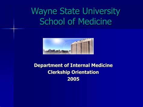 Introduction - Wayne State University School of Medicine