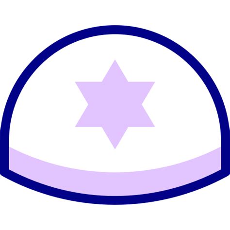 Kippah Detailed Mixed Lineal color icon