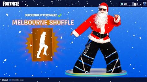 Fortnite NEW Hardstyle Santa Shuffle Skin & Emote [Christmas Special ...