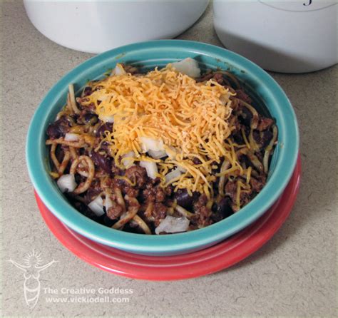 Cincinnati Chili Spaghetti • Vicki O'Dell