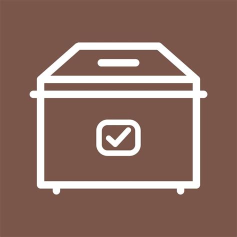 Ballot Box Line Color Background Icon 16728878 Vector Art at Vecteezy