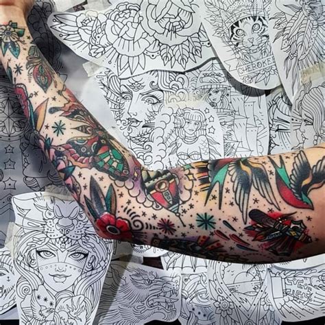 22+ Patchwork Arm Tattoos - NznaTaimer