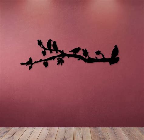 Birds on the Branch Metal Wall Art