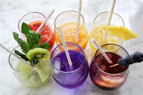 Sparkling Rainbow Mocktails - Nutrition to Fit | Lindsey Janeiro - Simple, Healthy Recipes ...