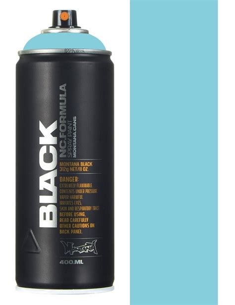 Montana Black BLKTR5010 50% True Cyan Spray Paint - 400ml - Spray Paint Supplies from Fat Buddha ...