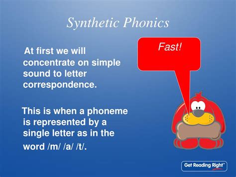 PPT - Synthetic Phonics And the Literacy continuum PowerPoint Presentation - ID:4549911