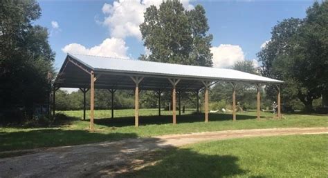 Custom Pole Barns | Roof-Only Barns | Wiggins, MS