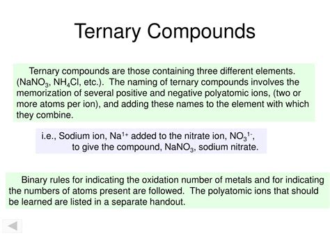 PPT - Ternary Compounds PowerPoint Presentation, free download - ID:3408073