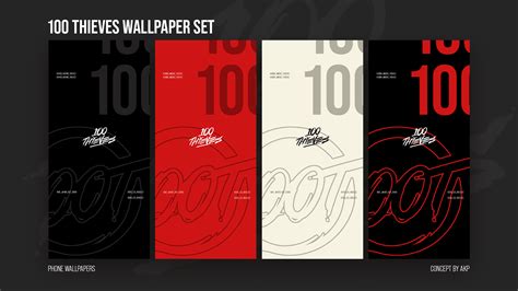 100 Thieves Wallpaper Set (download link in the comments) : r/100thieves