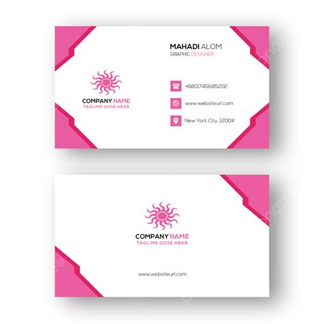 Abstract Red Business Card PNG, Vector, PSD, and Clipart With ...