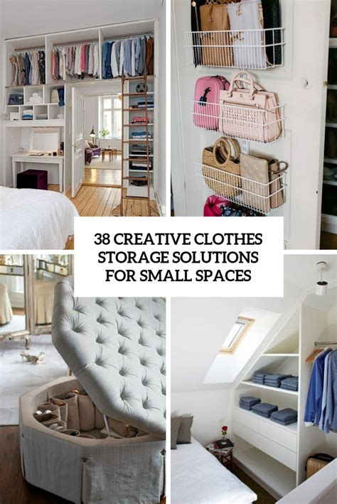 38 Creative Clothes Storage Solutions For Small Spaces - DigsDigs