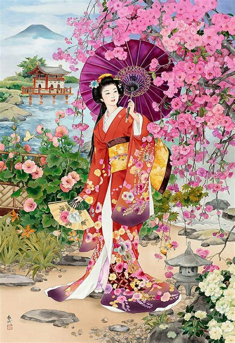 Hermosa pintura de estilo japonés (美しい和風の絵) 🇯🇵 #Japón #Japan #日本 #美しい ...