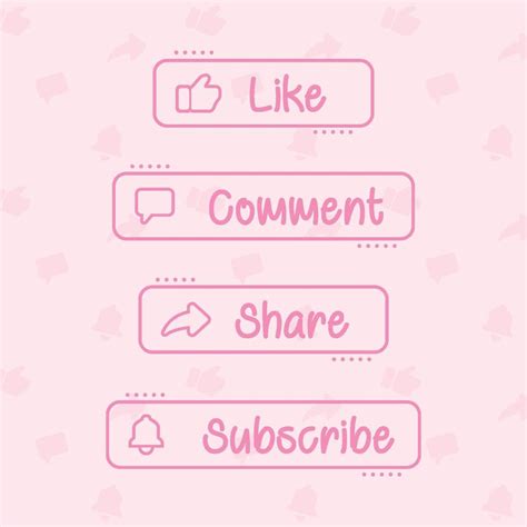 Fun Subscribe button icon in Aesthetic Pink style 12392148 Vector Art at Vecteezy