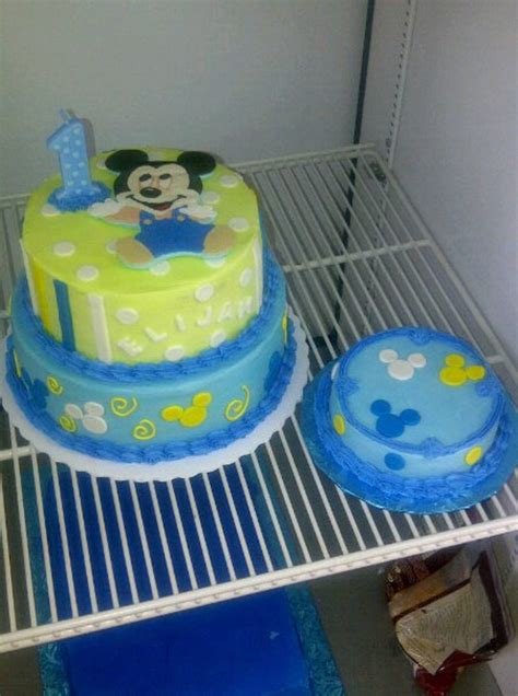 Baby Mickey Mouse Cake - CakeCentral.com