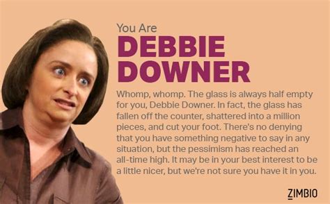 Which Famous 'SNL' Character Are You? | Snl quotes, Debbie downer, Downer quotes