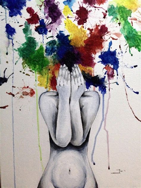 mind explotion | Pictures to draw, Painting, Paint explosion