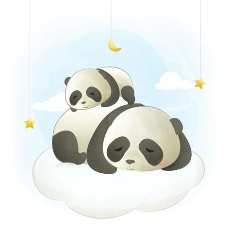 Sleeping Baby Pandas