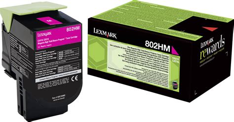 Lexmark Toner cartridge 802HM CX410 CX510 80C2HM0 Original Magenta 3000 ...