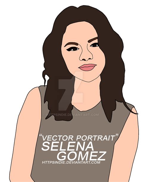 Selena Gomez Vector by httpsindie on DeviantArt
