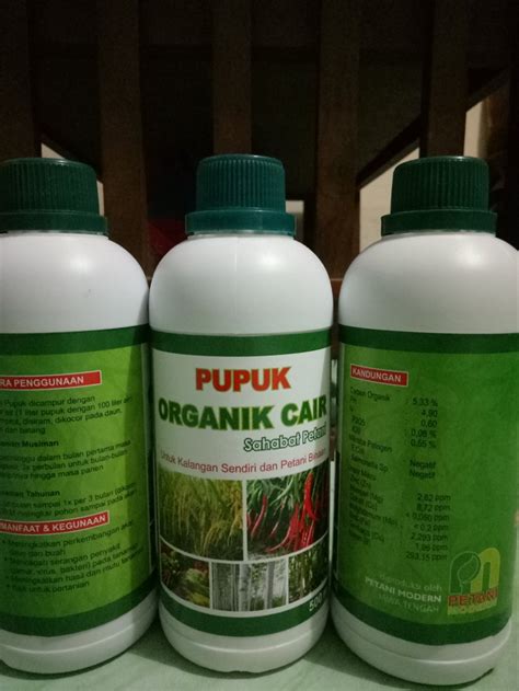 Jual Pupuk Organik Cair di lapak Petani Modern bsutjijanto