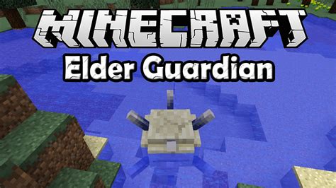 Minecraft - How To Spawn The Elder Guardian - YouTube