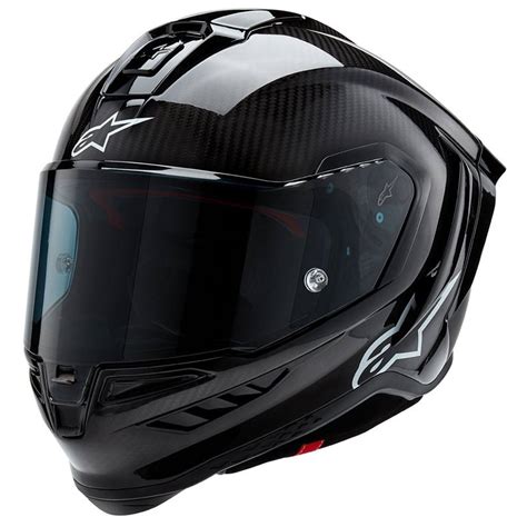 Alpinestars Supertech R10 Motorcycle Helmet (Black Carbon) The Visor Shop.com