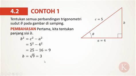 Contoh Soal Perbandingan Trigonometri Pada Segitiga Siku Siku Beserta ...