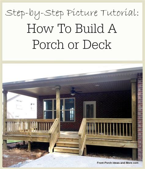 How to Build a Deck or Porch: Guide