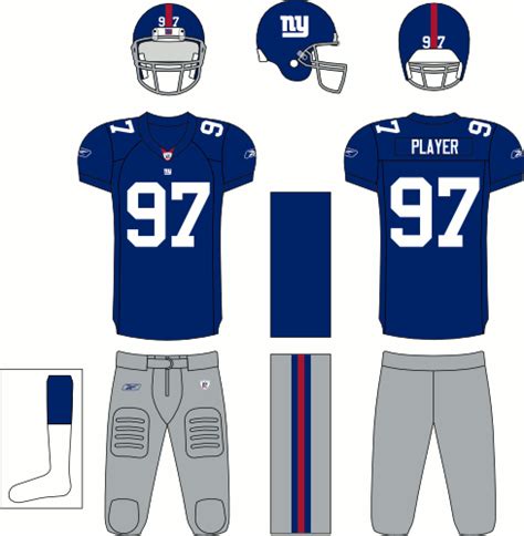 New York Giants Home Uniform - National Football League (NFL) - Chris ...