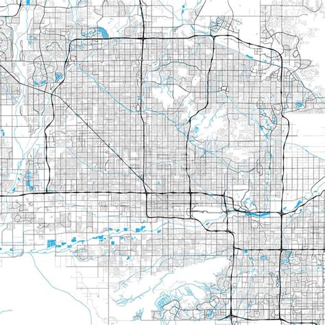 Phoenix High Resolution Vector Map | Streit