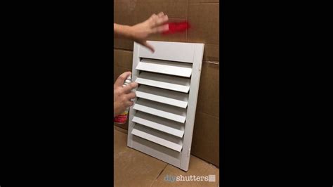 How to paint your shutters - DIY Shutters - YouTube