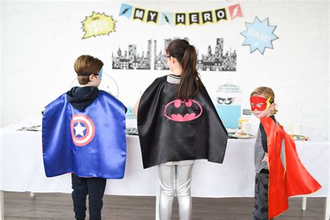 Marvel Character Capes and Masks! Perfect for Superhero party! Add them ...