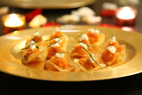 Smoked salmon canapes | Simon Law | Flickr