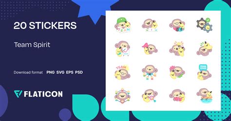 Pack of free Team Spirit stickers (SVG, PNG) | Flaticon