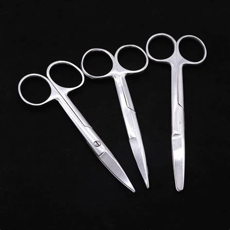 Stainless steel paramedic medical Surgical Straight Bend tip Scissors Disassembly scissors ...